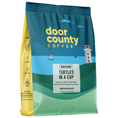 Turtles in a Cup Coffee 20 oz. Bag Ground