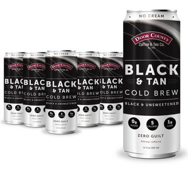 6 Pack Black & Tan Cold Brew Coffee
