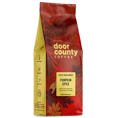Pumpkin Spice Decaf Coffee 8 oz. Bag Wholebean