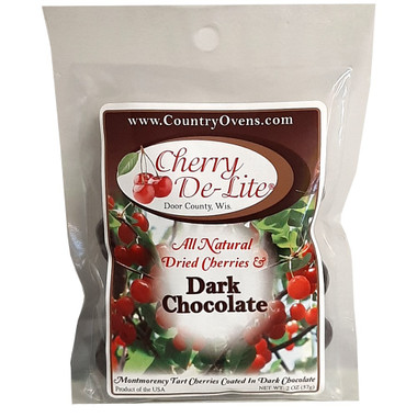 Dark Chocolate Covered Dried Door County Cherries