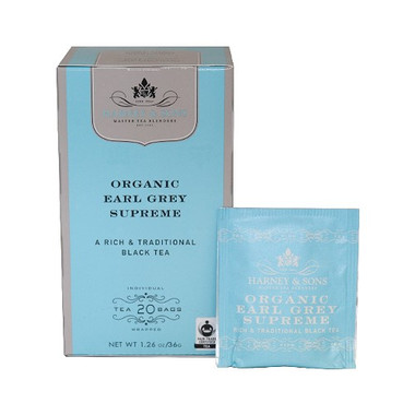 Harney & Sons Organic Earl Grey Supreme Tea - 20 Bags