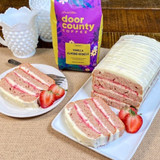 Strawberry Kringle Layer Cake